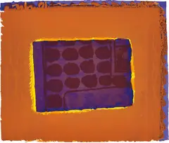 Nick's Room by Howard Hodgkin, 1977, Lithograph in colours with hand-colouring in gouache, on Lexington handmade paper, the full sheet, sold Sep 2019