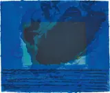 Howard Hodgkin, A Storm, 1977, Lithograph in colours with hand-colouring in gouache, on Lexington handmade paper, the full sheet