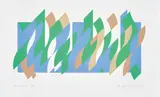 Bridget Riley, Wall Painting 1 (print), 2007, Screenprint in colours, on wove paper, with full margins