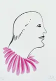 Nicolas Party, Untitled, 2016, Xerox print with unique hand-colouring in acrylic, on smooth wove paper, with full margins