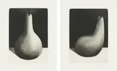 Fruit; and Vegetable by Nicolas Party, 2016, Two mezzotints, on wove paper, with full margins, sold Sep 2019