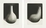 Nicolas Party, Fruit; and Vegetable, 2016, Two mezzotints, on wove paper, with full margins