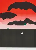 Harold Ancart, Untitled (Fall), 2016, Unique screenprint in colours, on Satin Canson paper, with full margins