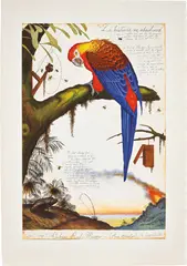 La Historia Me Absolvera (History Will Absolve Me) by Walton Ford, 1999, Etching in colours, on Somerset Satin paper, with full margins, sold Sep 2019