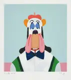 George Condo, Droopy Dog Abstraction, 2017, Screenprint in colours, on Coventry Rag paper, with full margins