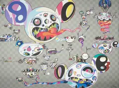Hands Clasped by Takashi Murakami, 2015, Offset lithograph in colours, on smooth wove paper, the full sheet, sold Sep 2019