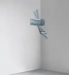 Corner Splat, from Wall Works by Richard Artschwager, 1993, Acrylic paint in colours on unique cut-out Mylar, to be installed on a wall, in or at a corner, offered Jun 2019
