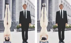 Vogue Hommes (Vogue Men), from Double Exposure by Vanessa Beecroft, 2001/02, The complete set of two digital pigment prints in colours, on Hahnemühle photo rag paper, the full sheets, sold Jun 2019