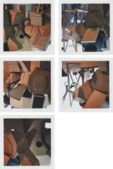 Thomas Demand, Five Drafts (Simulator), 2004, The complete set of five digital pigment prints in colours, on Hahnemühle photo rag paper, with full margins