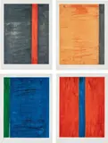 Günther Förg, Leaves, 1999, The complete set of four etchings in colours, on Zerkall rag paper, with full margins