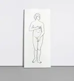 Katharina Fritsch, Lexikonzeichnung (2. Serie: Mensch) (Lexicon Drawing (2nd Series: Human)), from Door Cycle