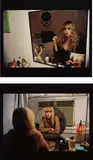 Joey in my mirror, Berlin 1992; and Joey in my vanity mirror, NYC 1999, from Double Exposure by Nan Goldin, 2002, The complete set of two Cibachrome prints, the full sheets, sold Jun 2019