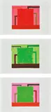 Peter Halley, Core; Display; and Fluke, 1991, The complete set of three screenprints with lithograph in colours, on Coventry rag paper, with full margins
