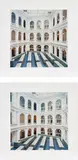 Universitätsbibliothek Hamburg 2000 (University Library Hamburg 2000), from Double Exposure by Candida Höfer, 2002, The complete set of two chromogenic prints, on photo paper flush-mounted to Forex board (as issued), with full margins, sold Jun 2019