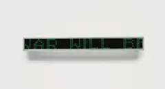 Green Survival by Jenny Holzer, 2004, Electronic LED sign with green diodes and anodized aluminium housing, sold Jun 2019