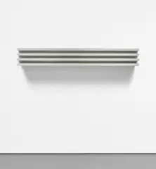 Donald Judd, Untitled, 1991, Extruded aluminium multiple anodized in clear