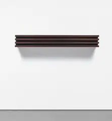 Donald Judd, Untitled, 1991, Extruded aluminium multiple anodized in brown-red
