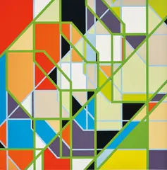 William Morris (Los Angeles) by Sarah Morris, 2005, Screenprint in colours, on Somerset paper, the full sheet, sold Jun 2019
