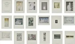 Luc Tuymans, Wenn der Frühling kommt (When Spring Comes), 2008, The complete set of 17 digital pigment prints in colours, on semi-transparent paper mounted to heavy rag paper, with full margins, with text by Sabine Brantl and colophon, the sheets loose (as issued), contained in the original card portfolio with linen spine and printed title