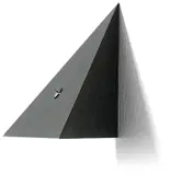 Richard Tuttle, Onoma, 2000, Cast bronze multiple with brass screw, contained in the original wooden box with drill template and printed title