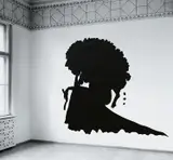 Kara Walker, Pastoral, from Wall Works, 1998, Wall painting in black latex paint, to be installed using the provided cut-out adhesive stencil
