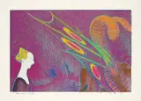 Details of Renaissance Paintings (Paolo Uccello, St. George and the Dragon, 1460) by Andy Warhol, 1984, Unique screenprint in colours, on Arches Aquarelle Cold Pressed paper, with full margins, sold Jun 2019