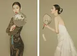 Sun Jun, Looking Through The Glass, 2015, Chromogenic diptych, flush-mounted