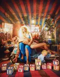 David LaChapelle, Pieta with Courtney Love, 2006, Chromogenic print, flush-mounted