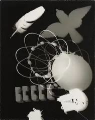Rayograph by Man Ray, 1946, Unique gelatin silver print, sold May 2019