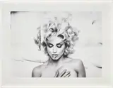 Anne Collier, Folded Madonna Poster (Steven Meisel), 2007, Chromogenic print, flush-mounted