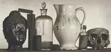 Irving Penn, Still Life with Skull, Pitcher and Medicine Bottle, New York