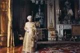 Annie Leibovitz, Queen Elizabeth II, The White Drawing Room, Buckingham Palace, London