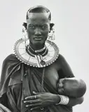 Herb Ritts, Maasai Woman and Child, Africa