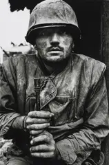 Don McCullin, Shell-shocked US Marine, The Battle of Hue, 1968, Gelatin silver print, printed later