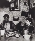 Northumbrian miner at his evening meal by Bill Brandt, 1937, Gelatin silver print, printed 1979-1980, mounted, sold May 2019