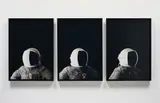 Matthias Schaller, Dis 8 from Disportraits, 2008, Chromogenic triptych, each face-mounted and flush-mounted