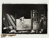 Peter Beard, Francis Bacon in his studio, 7 Reese Mews off the Old Brompton Road London (a painting later destroyed)