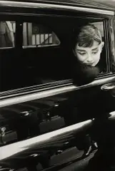 Dennis Stock, Audrey Hepburn during the filming of 'Sabrina' by Billy Wilder, 1954, Gelatin silver print, printed later