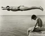 Nino Migliori, Il Tuffatore, 1951, Gelatin silver print, printed later