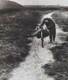 Coal-Searcher Going Home to Jarrow by Bill Brandt, 1937, Gelatin silver print, printed 1979-1980, mounted, sold Oct 2019