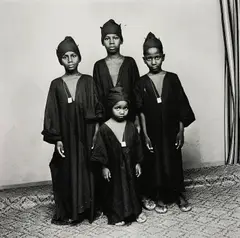 Malick Sidibé, Les nouveaux circoncis, 1983, Gelatin silver print, printed 2006, flush-mounted