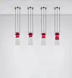 Studio B.B.P.R., Set of four ceiling lights, designed for the Olivetti showroom, New York