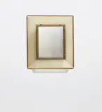Mirror, model no. 30 by Carlo Scarpa, circa 1937, Corroso glass, mirrored glass, brass, sold Mar 2019