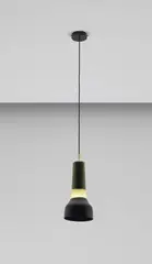 Thomas Stearns, Ceiling light, 1960s, Doppio incalmo glass, brass
