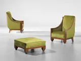 André Sornay, Pair of armchairs and ottoman