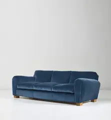 Jean Royere, Sofa, early 1960s, Fabric, beech
