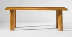 Dining table by Charlotte Perriand, circa 1958, Ash, offered Oct 2019