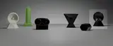 Vase, model no. Y/34, from the ‘Yantra di Terracotta’ series by Ettore Sottsass, circa 1969, Glazed earthenware, sold Oct 2019