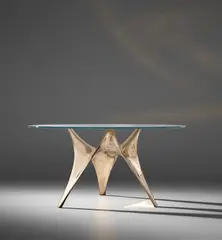 Norman Foster, 'Arc' table, 2015, Bronze, glass