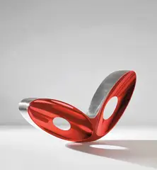 ‘Blo-Void 1’ by Ron Arad, 2006, Polished and anodised aluminium, aluminium mesh, offered Oct 2019